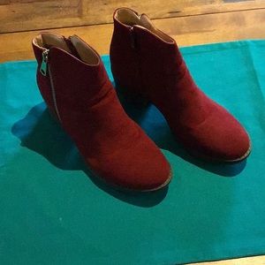 Red booties